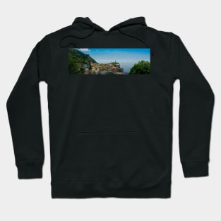 View on the cliff town of Vernazza, one of the colorful Cinque Terre on the Italian west coast Hoodie